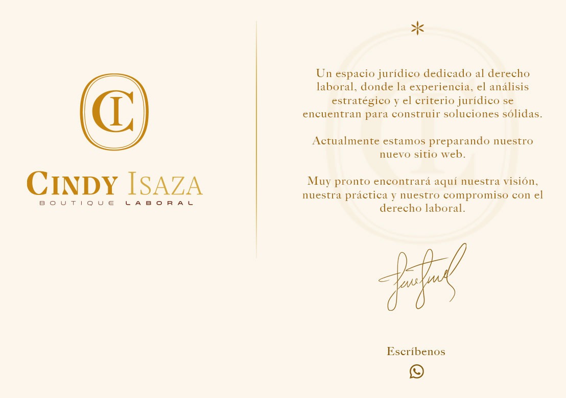 Cindy Isaza - Boutique Laboral