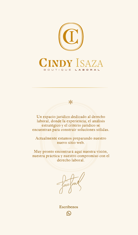 Cindy Isaza - Boutique Laboral